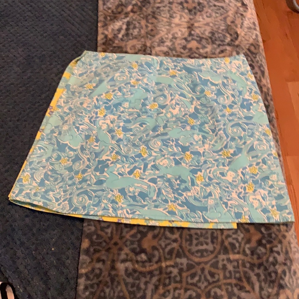 lilly pulitzer size 4 skirt reversible
